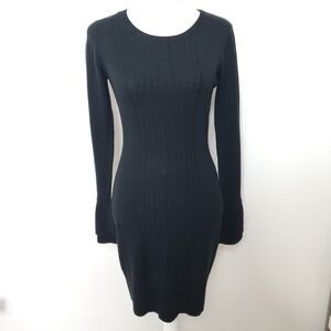 BCX black knit dress medium
